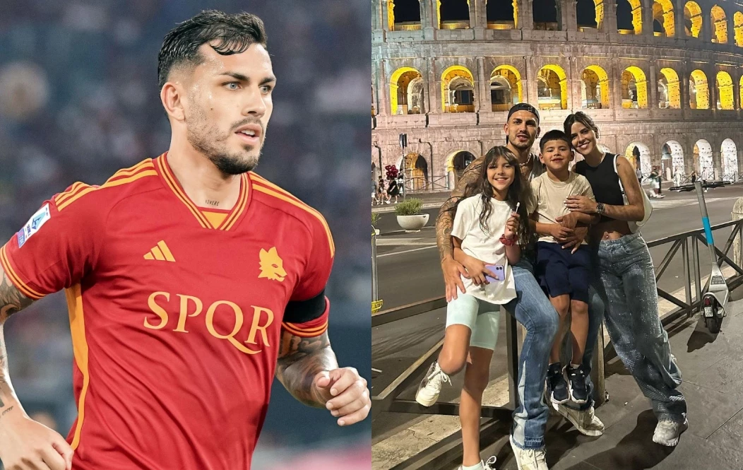 La felicidad de Leandro Paredes y su familia en sus primeros días en Roma.