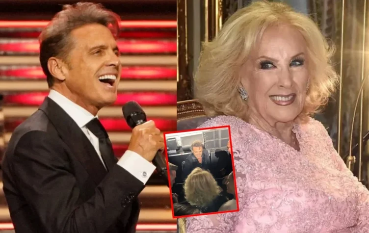 El gesto de Luis Miguel con Mirtha Legrand.