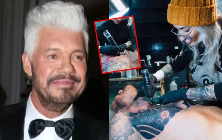 Marcelo Tinelli mostró su nuevo tatuaje.