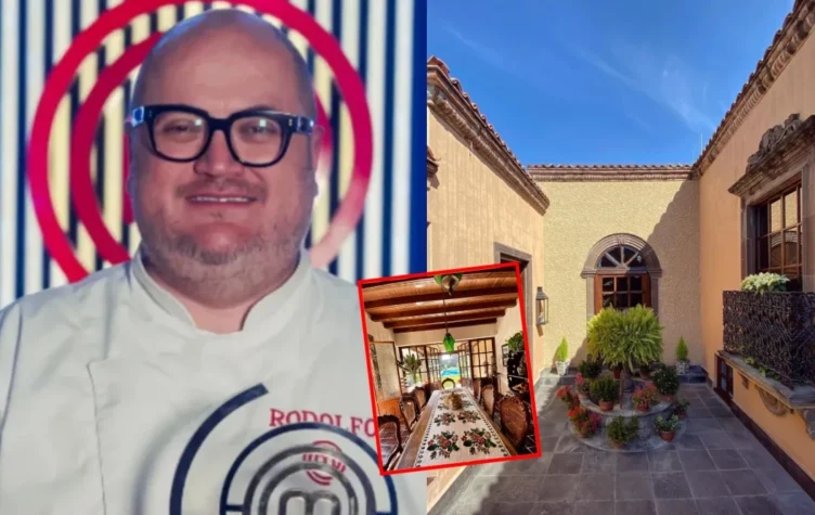La espectacular casa colonial de Rodolfo de MasterChef en México.