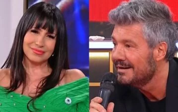 La escena de celos de Marixa Balli a Marcelo Tinelli por su coqueteo con la bailarina peruana