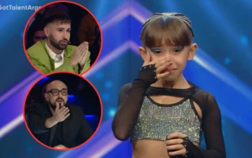 Abel Pintos se emocionó con una nena de 8 años que lloró en GOT Talent