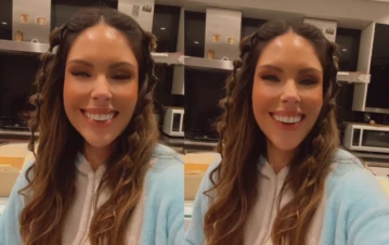 Barby Franco demostró su talento para la pastelería con un manjar dulce