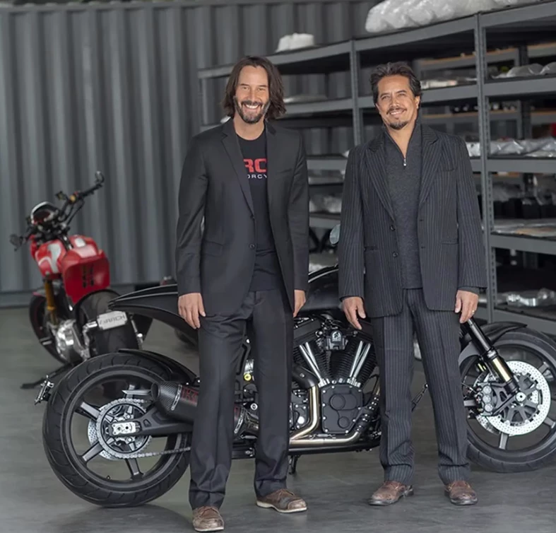 Keanu Reeves y su pasión por las motos