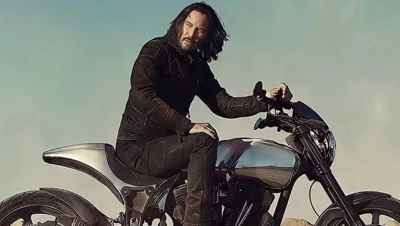 Keanu Reeves admirador de motos