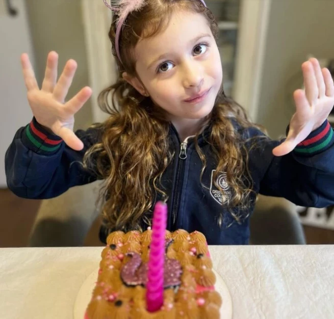 La hija de Sandra Borghi cumplió 6 años