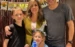 Sandra Borghi y su familia en el cumpleaños de su hija