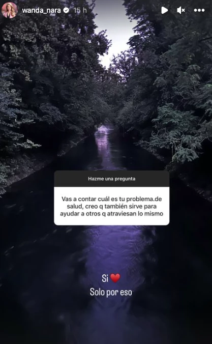 Las revelaciones de Wanda Nara sobre su enfermedad