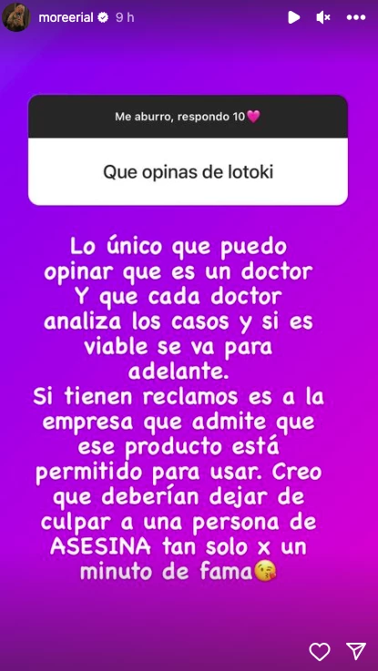 Morena Rial defendió a Aníbal Lotocki tras la muerte de Silvina Luna