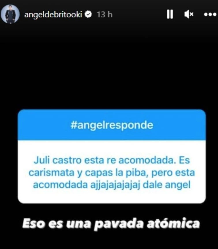 Ángel de Brito reveló si Juli Castro está acomodada en el Bailando