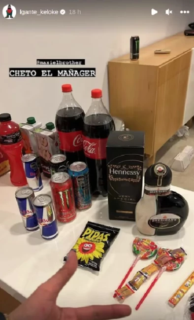 Así festejó L-Gante su libertad