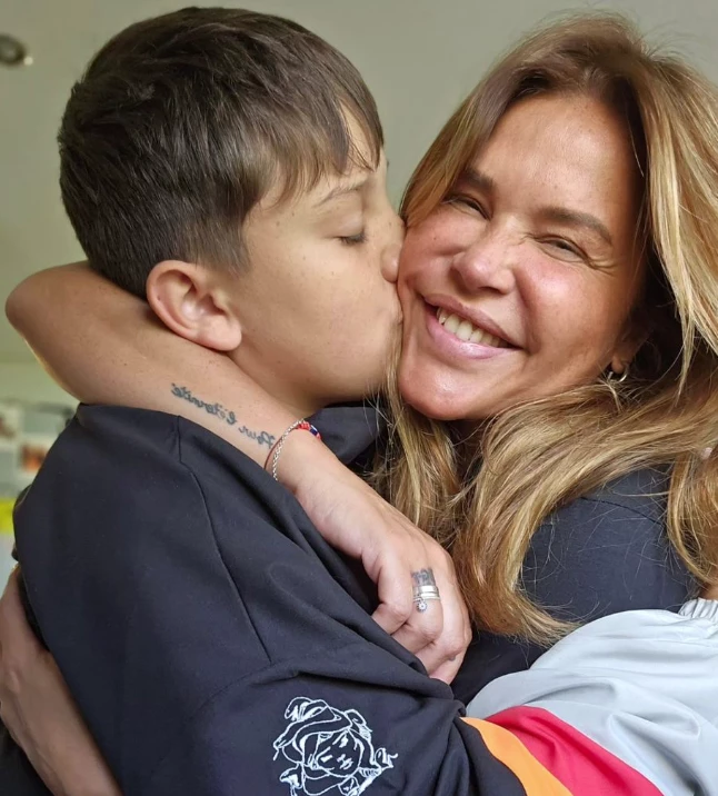 Nazarena Vélez y Thiago felices