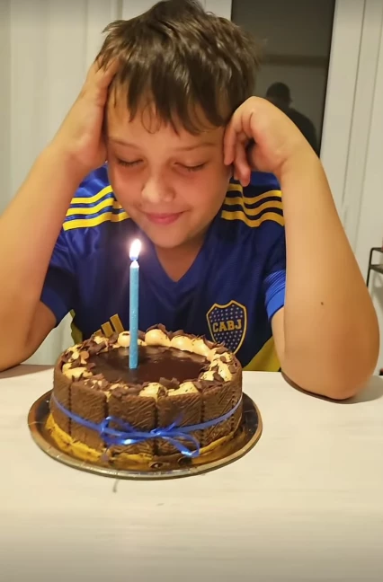 El hijo de Nazarena Vélez en su cumpleaños