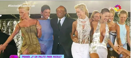 La época en que Pampita, Nicole y Prandi compartían pasarelas