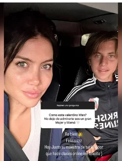 Wanda contó cómo está su hijo mayor