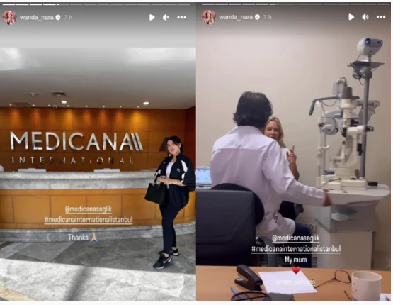 Wanda Nara mostró el hospital al que va en Turquía