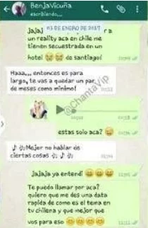 Los chats de Vicuña con Malaspina