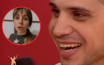 ¡Escandaloso! El Conejo confesó en el Bailando la verdad sobre su beso con Romina Uhrig
