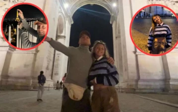 El álbum de fotos de las vacaciones de El Polaco y su hija recorriendo Europa