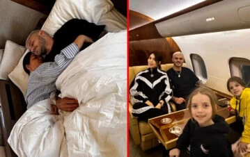 Wanda Nara mostró el increíble jet privado de Mauro Icardi: baño dorado y habitaciones de lujo