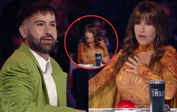 El show de caras de Flor Peña tras una crítica súper picante de Emir Abdul en Got Talent