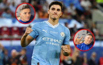 Julián Álvarez pasó por la peluquería tras su vuelta a Argentina: así quedó su nuevo look