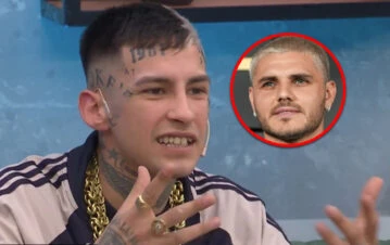La pícara respuesta de L-Gante cuando le preguntaron qué piensa sobre Mauro Icardi: "Es un..."