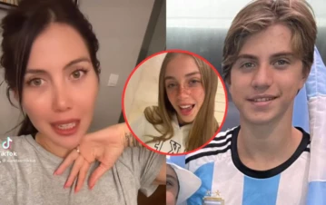 La pelea sin filtros de la novia de Valentino López con Wanda Nara