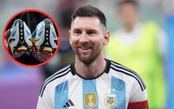Groso: así son los nuevos botines dorado que usará Lionel Messi en su regreso a la Selección Argentina