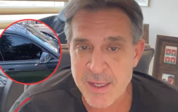 Las fotos del auto de Aníbal Lotocki tras ser atacado a huevazos por vecinos