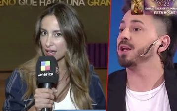 Batalla en Intrusos: Lourdes Sánchez y Pampito se mataron en vivo: “Sos un tirador de m…”