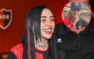 Blanqueo: Nicki Nicole y Peso Pluma fueron a ver fútbol juntos por primera vez
