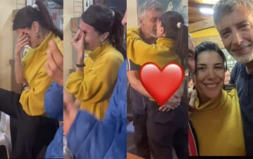 Andrea Rincón estalló en un llanto desconsolado cuando su novio le propuso casamiento