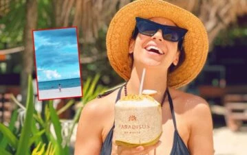 El álbum de las vacaciones soñadas de Agustina Cherri en México: “Mi coco y yo”