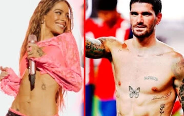 Los consejos que le dieron a Rodrigo de Paul para taparse el tatuaje de Tini que lleva en su cuerpo