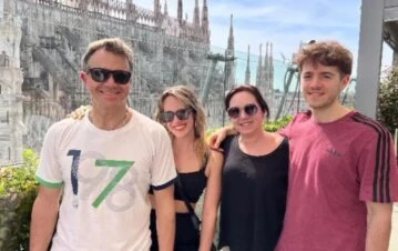 Sergio Lapegüe presentó a su enigmático hijo Franco: facha, gran presente económico y mucho futuro empresarial