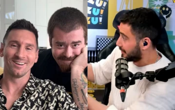 Qué hizo Nico Occhiato mientras Migue Granados, su rival en el streaming, entrevistaba a Messi