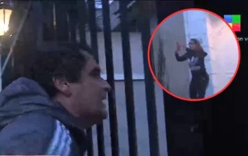 Escandaloso: la pelea de la mujer de Lotocki y un vecino en la puerta de su casa