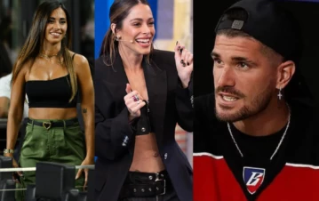 El video viral de Antonela Roccuzzo cantando con Tini Stoessel y coqueteando con Rodrigo de Paul