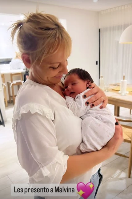 Jimena Monteverde se convirtió en abuela