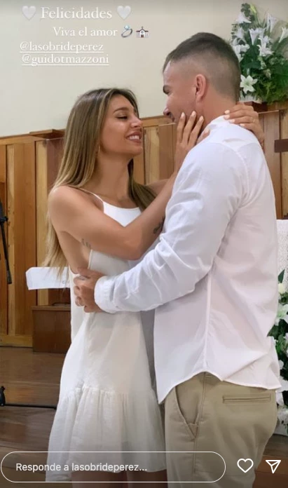 Sol Pérez se casou