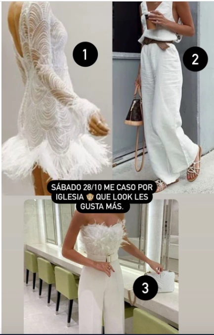 Estas son las opciones de Sol Pérez