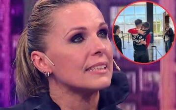 Las fotos de la triste despedida del hijo de Denise Dumas: "Se fue a vivir a Alemania porque..."