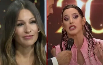 La advertencia de Pampita a Juliana Díaz al confesar que le gusta un famoso del Bailando comprometido