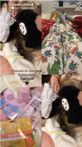 "Pijamada de solteronas"- Julieta Poggio