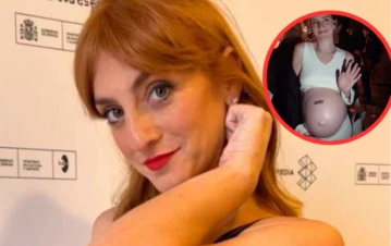 ¡Mamita querida! Julieta Zylberberg impactó con su terrible panza de 7 meses embarazada