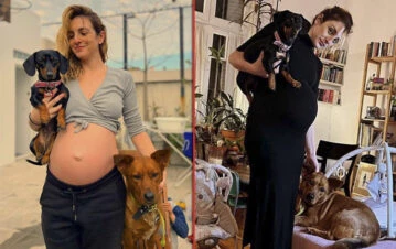 Julieta Zylberberg impactó con su panza de 7 meses y explicó el drama que tuvo con sus mascotas