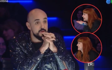 ¡Se picó! La Joaqui se burló en la cara de Abel Pintos en Got Talent y hay video