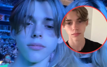 Las fotos del radical cambio de look de Felipe Fort