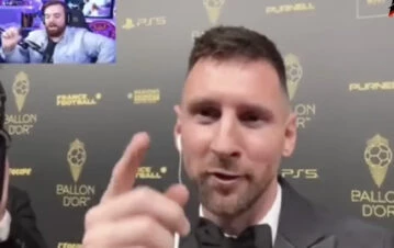 Inesperado "reto" de Lionel Messi al streamer más famoso del mundo: "No me gustó que..."